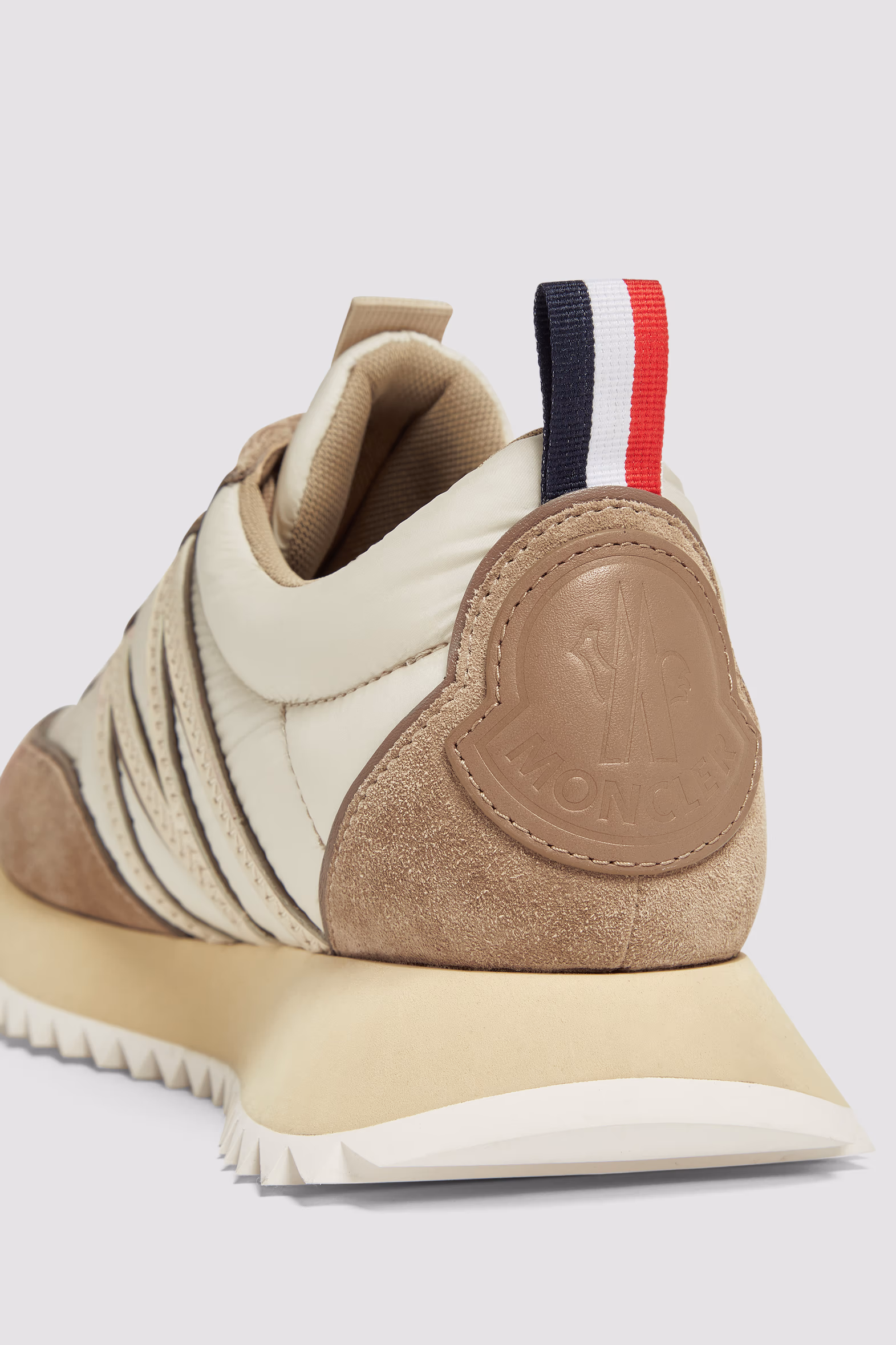 Pacey Suede Sneakers Men Light Beige Moncler 4